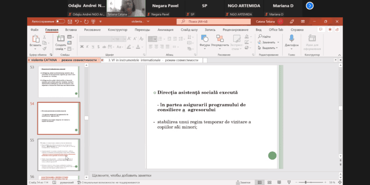 Sesiune de instruire pentru Echipa Multidisciplinara