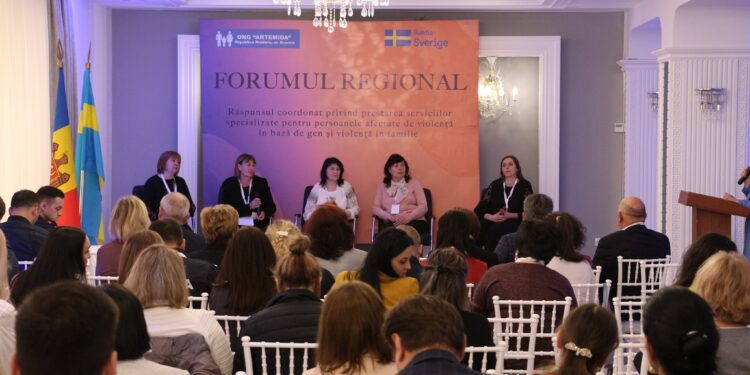 Cu suportul Ambasadei Suediei a avut loc forumul Regional ” Răspunsul coordonat privind prestarea serviciilor specializate pentru persoanele afectate de violența în bază de gen și violența în familie”