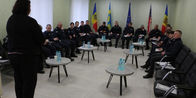 Atelier de instruire cu tematica Intervenția eficientă a Polițiștilor la cazurile de violență în familie și GBV