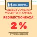 2% din impozitul tău pe venit